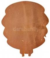 DN "Károli Gáspár Református Egyetem anno 1885" zománcozott, aranyozott plakett (60x51mm) ...