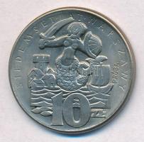 Lengyelország 1965. 10Zl Cu-Ni "700 éves Varsó - Sellő karddal és pajzzsal, háttérben hajó és h...