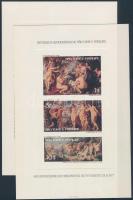 1977 Rubens festmény sor de luxe blokkokban Mi 452-457