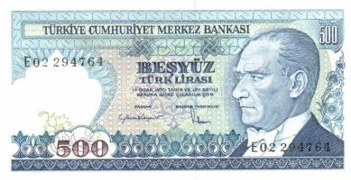 Törökország 1982-95. 10L, 100L (2x) klf vízjellel, 500L, 1000L, 5000L, 10.000L, 20.000L, 50.000L T:I