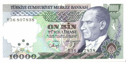 Törökország 1982-95. 10L, 100L (2x) klf vízjellel, 500L, 1000L, 5000L, 10.000L, 20.000L, 50.000L T:I