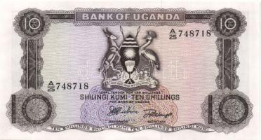Uganda 1966. 5Sh, 10Sh, 20Sh, 100Sh egy kivételével teljes sor! T:I