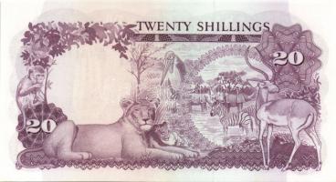 Uganda 1966. 5Sh, 10Sh, 20Sh, 100Sh egy kivételével teljes sor! T:I