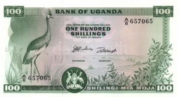 Uganda 1966. 5Sh, 10Sh, 20Sh, 100Sh egy kivételével teljes sor! T:I