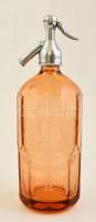 Jewsbury&Brown szódásüveg, apró csorbákkal, m: 30 cm