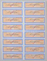 Budapest 1988. "Magyar Posta Körzeti Telefonkötvénye" 25.000Ft-ról, "MINTA", sze...