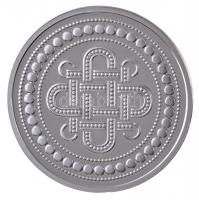 Ifj. Szlávics László (1959-) DN "Szent Korona emlékérem" részben aranyozott, peremén jelze...