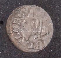 1373-1382. Denár Ag "I. Nagy Lajos" T:2- 
Huszár 547.,Unger I.: 432