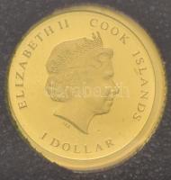 Cook-szigetek 2015. 1$ Au Magyar koronázási jelvények (0.5g/0.999) T:PP  Cook Islands 2015. 1 Dollar Au Crown Jewels of Hungary (0.5g/0.999) C:PP