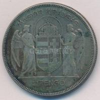 1930. 5P Ag "Horthy jobbra" T:3 
Adamo P8