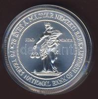 1999. 75Ft Ag "75 éves a MNB" tanusítvánnyal T:BU csak 3000 db