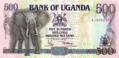 Uganda 1991. 500Sh + 1000Sh T:I