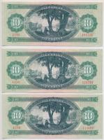 1975. 10Ft (3x) T:I-,II