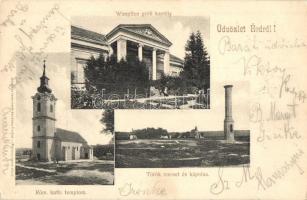 1903 Érd, Wimpffen grófi kastély, Római katolikus templom, Török mecset és kápolna
