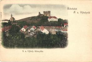 Nagykövesd, Velky Kamenec (Sátoraljaújhely); Rákóczi vár / castle ruins (fl)