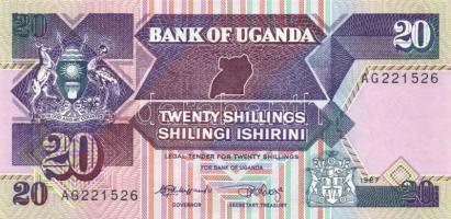 Uganda 1987. 5Sh,10Sh, 20Sh, 50Sh, 100Sh, 200Sh T:I