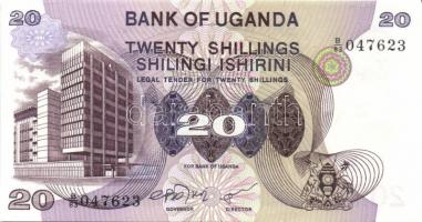 Uganda 1979. 5Sh, 10Sh, 20Sh, 50Sh, 100Sh kpl.sor T:I