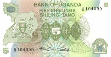 Uganda 1982. 5Sh, 10Sh, 20Sh, 50Sh, 100Sh kpl.sor T:I