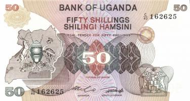 Uganda 1982. 5Sh, 10Sh, 20Sh, 50Sh, 100Sh kpl.sor T:I