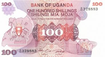 Uganda 1982. 5Sh, 10Sh, 20Sh, 50Sh, 100Sh kpl.sor T:I