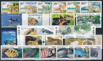 1984-2004 Állatvilág motívum 3 db sor + 8 db klf bélyeg, 1984-2004 Animals 3 sets + 8 stamps