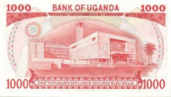 Uganda 1983-1985. 50Sh, 100Sh, 500Sh, 1000Sh, 5000Sh kpl.sor T:I