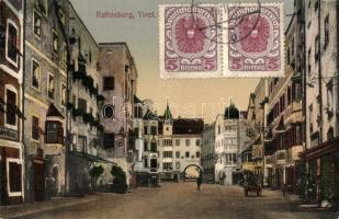 Rattenberg, Tirol, Street, TCV card (EK)