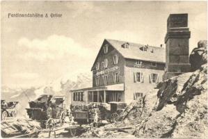 Stilfser Joch (Passo dello Stelvio) Hotel Ferdinandshöhe (border of Südtirol / South Tyrol and Sondrio provinces), Hotel FErdinandshöhe So. Stpl.