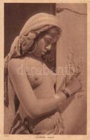 Fillette arabe / Arabian folklore, nude woman