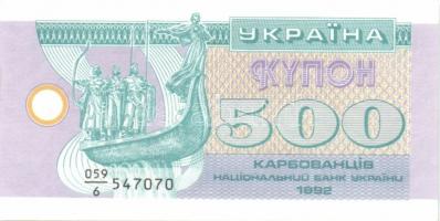 Ukrajna 1992. 100K, 200K, 500K, 1000K T:I