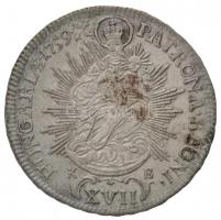 1759K-B 17kr Ag "Mária Terézia" Körmöcbánya (6,02g) T:1-,2 / 
Hungary 1759K-B 17 Kreuzer ...