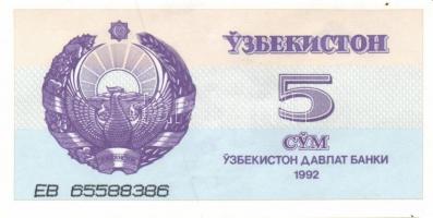 Üzbegisztán 1992(1993) 1S, 5S, 10S, 25S, 50S, 500S, 1000S T:I