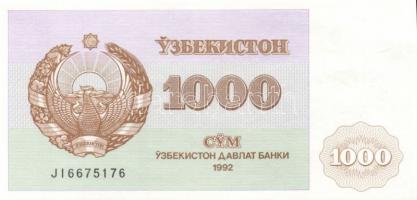 Üzbegisztán 1992(1993) 1S, 5S, 10S, 25S, 50S, 500S, 1000S T:I
