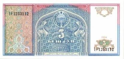 Üzbegisztán 1994 1S, 3S, 5S T:I + 10S, 25S T:II+