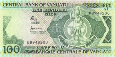 Vanuatu 1992-1995. 100V, 500V, 1000V, 5000V kpl.sor T:I