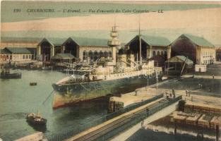 Cherbourg, LArsenal / shipyard, battleship