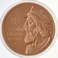 ifj. Szlávics László (1959-) 2011. "Nagy Magyarok / Szent László 1077-1095" aranyozott Cu emlékérem (40mm) T:PP