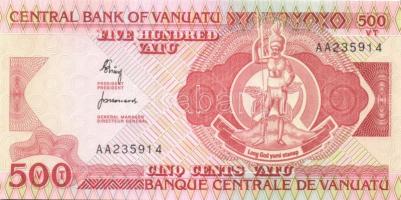 Vanuatu 1992-1995. 100V, 500V, 1000V, 5000V kpl.sor T:I