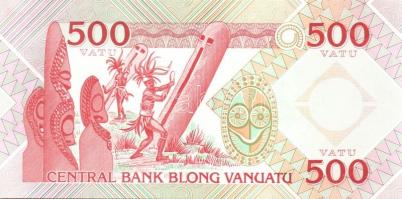Vanuatu 1992-1995. 100V, 500V, 1000V, 5000V kpl.sor T:I