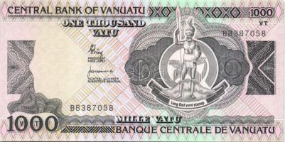 Vanuatu 1992-1995. 100V, 500V, 1000V, 5000V kpl.sor T:I