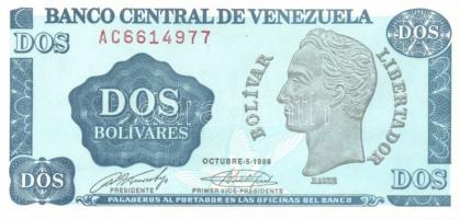 Venezuela 1985-1989. 1B, 2B, 5B, 10B(2klf), 20B, 50B, 100B T:I