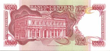 Uruguay 1978-89. 50P, 100P, 500P, 1000P T:I