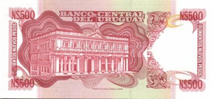 Uruguay 1985. 500P "C" T:I