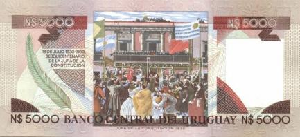 Uruguay 1983. 5000P "B" T:I