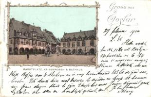 Goslar, Marktplatz, Kaserworth, Rathaus / market, square, town hall (EK)