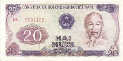 Vietnam 1985. 5H, 1D, 2D, 5D, 10D, 20D, 50D T:I,II+ (5D) Egyszer hajtva, törve nem!