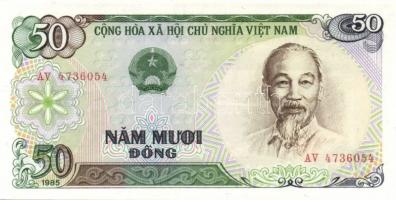 Vietnam 1985. 5H, 1D, 2D, 5D, 10D, 20D, 50D T:I,II+ (5D) Egyszer hajtva, törve nem!