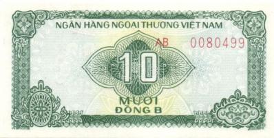 Vietnam/kereskedelmi váltó 1987. 10D, 50D, 100D, 200D, 500D, 5000D egy kivételével teljes sor! T:I,I-
