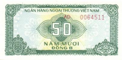 Vietnam/kereskedelmi váltó 1987. 10D, 50D, 100D, 200D, 500D, 5000D egy kivételével teljes sor! T:I,I...