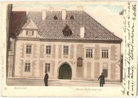 1903 Kolozsvár, Cluj; Mátyás király szülőháza. Rigó Árpád kiadása / birth house of Matthias Corvinus (EK)